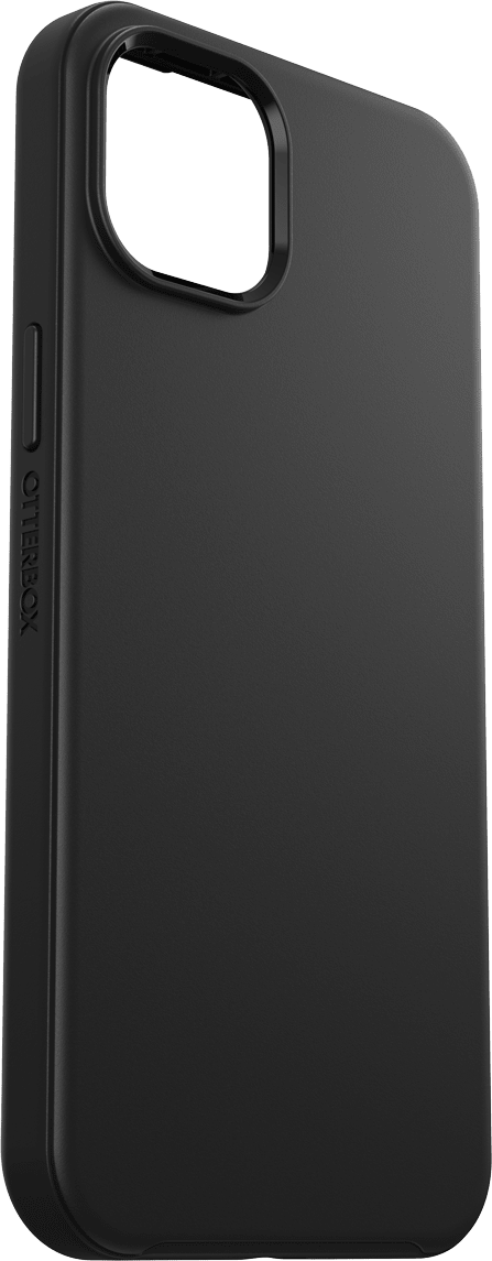 Estuche Symmetry Plus MagSafe para iPhone 15 Plus, negro