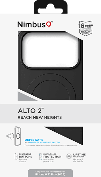 Estuche Alto 2 Magsafe para iPhone 17 Pro, negro