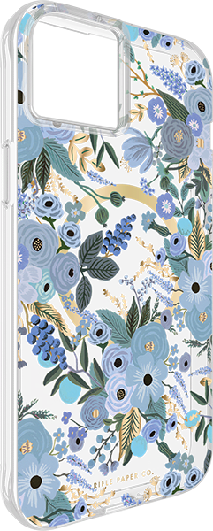 Estuche Garden Party MagSafe Case para iPhone 15 Plus, azul