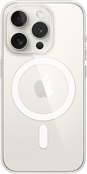 Estuche transparente con MagSafe para iPhone 15 Pro