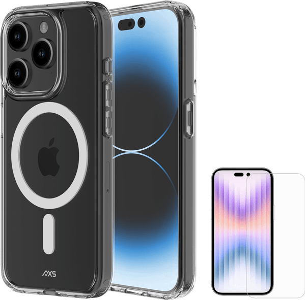 Estuche MagSafe/Protector de pantalla - iPhone 15 Pro Max