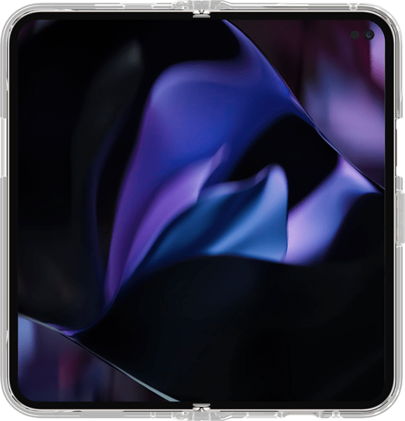 Estuche resistente para Google Pixel 9 Pro Fold, transparente