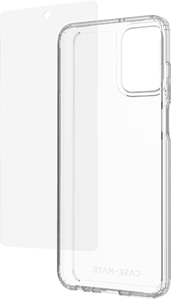 Estuche rígido/Protector de pantalla de vidrio para el moto g power 5G