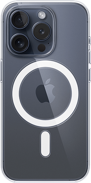 Estuche transparente con MagSafe para iPhone 15 Pro