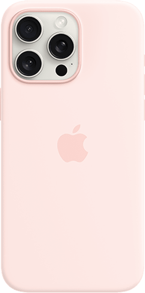 Estuche de silicona con MagSafe para iPhone 15 Pro Max L