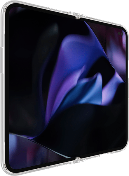 Estuche resistente para Google Pixel 9 Pro Fold, transparente