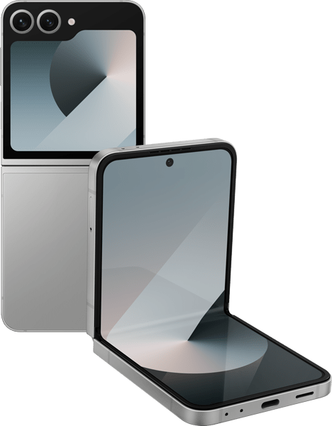 Samsung Galaxy Z Flip6, sombra plata
