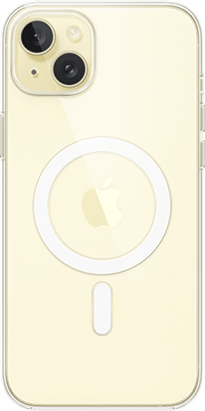 Estuche transparente con MagSafe para iPhone 15 Plus