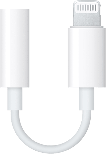 Adaptador USB-C a Lightning, blanco