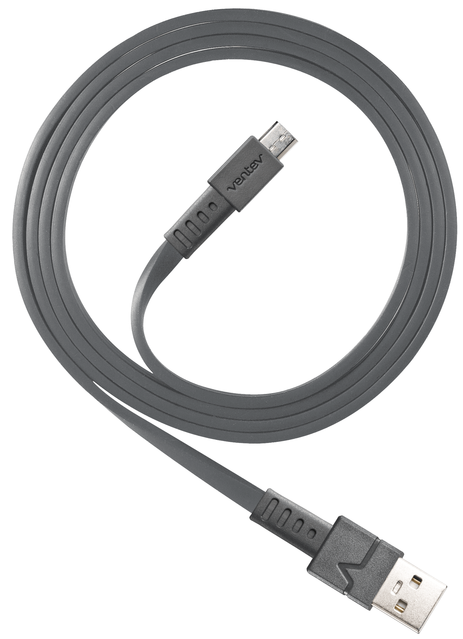 Cable micro de carga y sincronización de 3 pies, gris claro