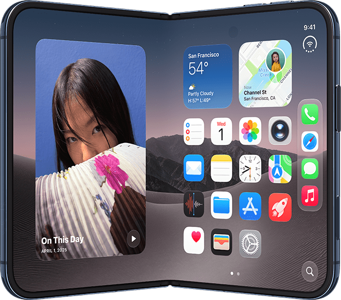 Apple iPhone Duo en cielo nocturno