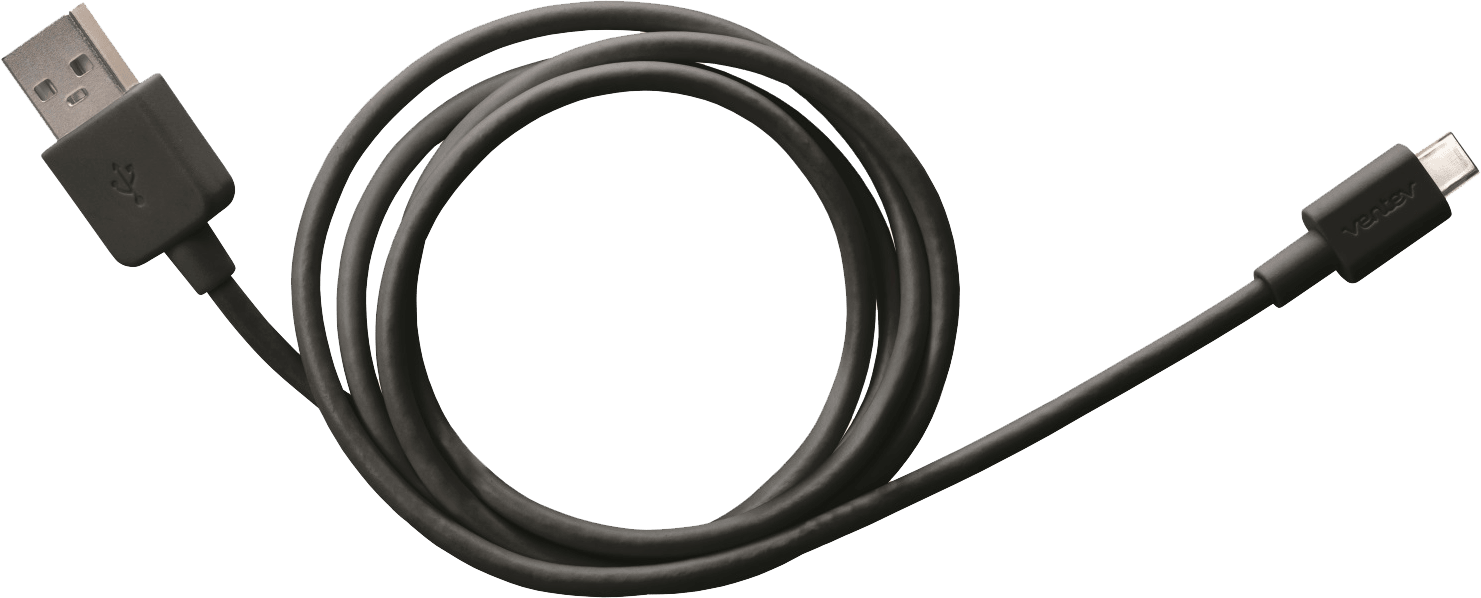 Cable USB-A a C 2.0 Essentials, 3 pies, negro