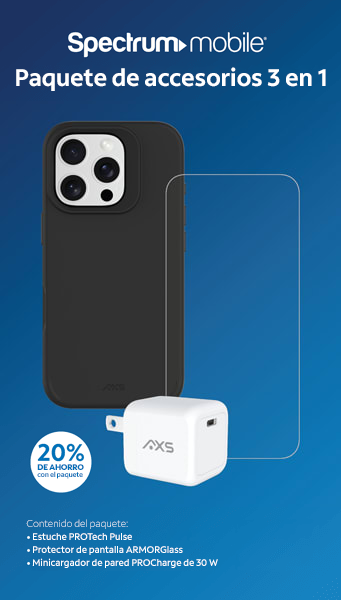 Paquete de accesorios 3 en 1 para iPhone 16 Pro, negro