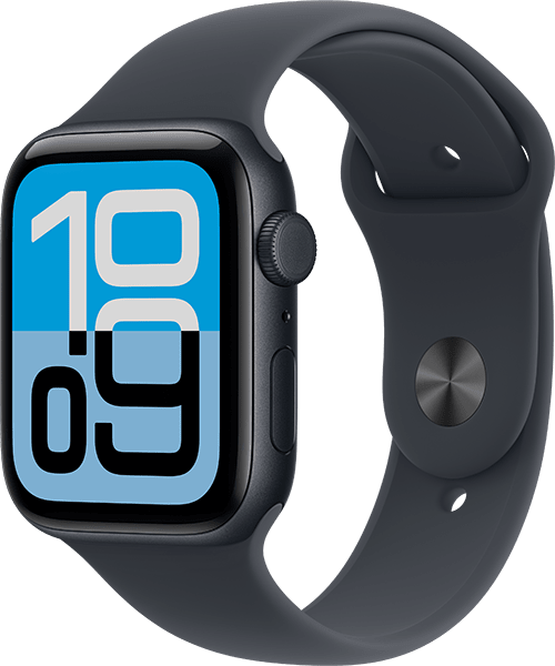 Watch SE 3 44 mm, aluminio medianoche/banda medianoche-M/L