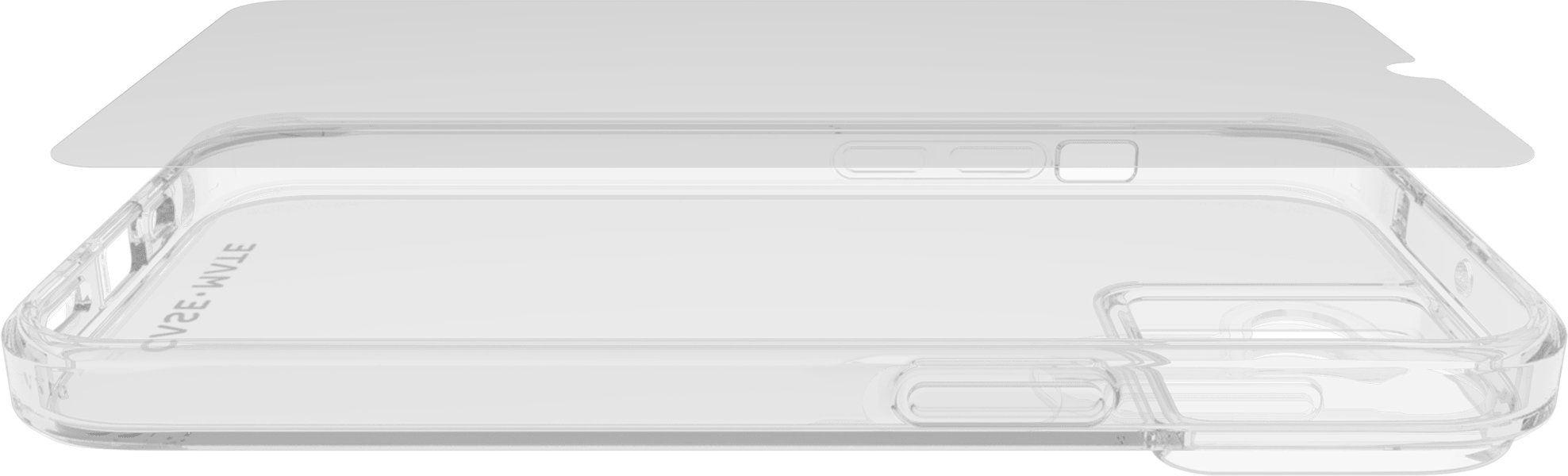 Estuche resistente y protector de pantalla para Samsung Galaxy A15 5G, transparente