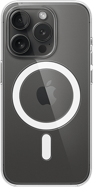Estuche transparente con MagSafe para iPhone 15 Pro