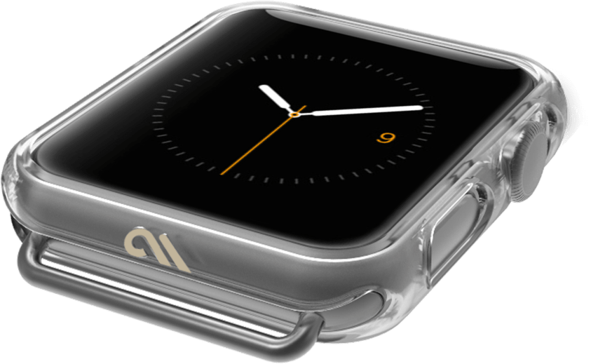 Funda protectora resistente para el Apple Watch, de 40 mm, transparente