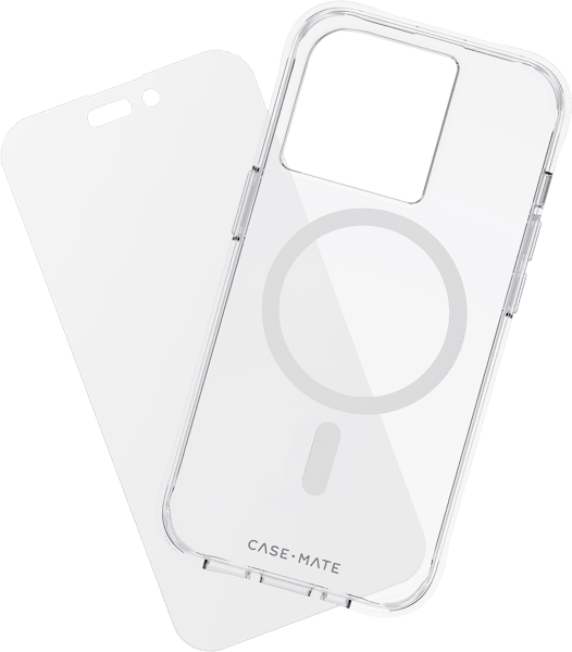 Paquete de protección para iPhone 14 Pro, transparente
