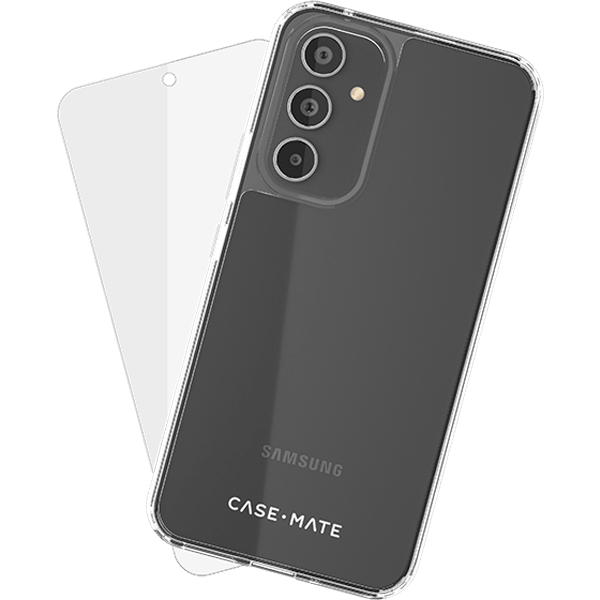 Estuche rígido/Protector de pantalla de vidrio para el Samsung A54