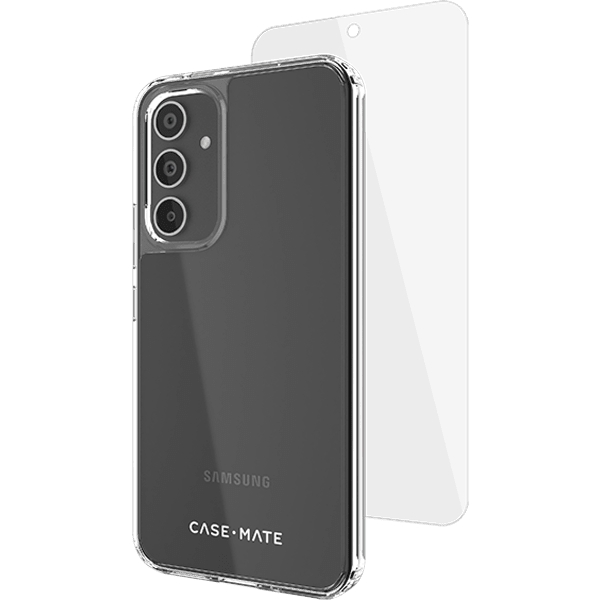 Estuche rígido/Protector de pantalla de vidrio para el Samsung A54