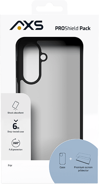 Estuche/protector de pantalla ProShield - Galaxy A17, negro
