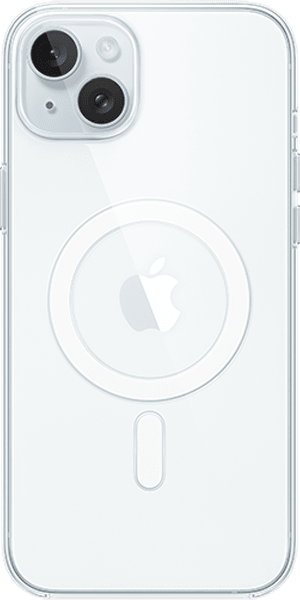 Estuche transparente con MagSafe para iPhone 15 Plus