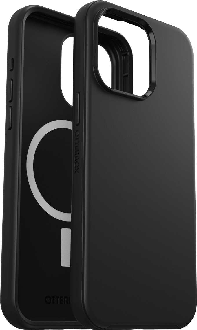 Estuche Symmetry Plus MagSafe para iPhone 15 Pro Max, negro