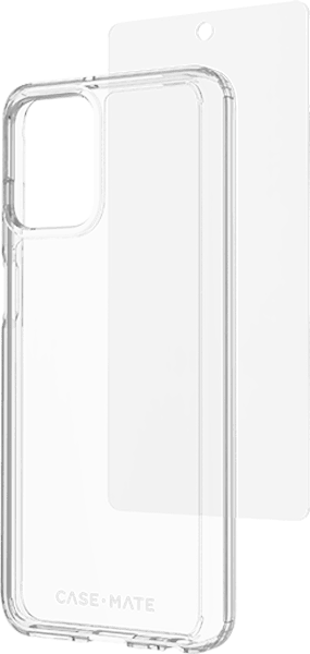 Estuche rígido/Protector de pantalla de vidrio para el moto g power 5G