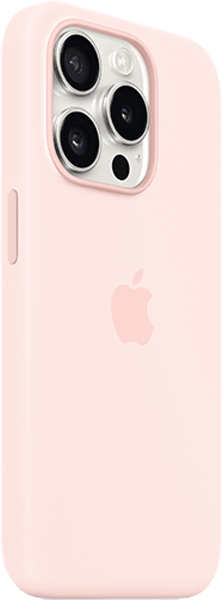 Estuche de silicona con MagSafe para iPhone 15 Pro, suave