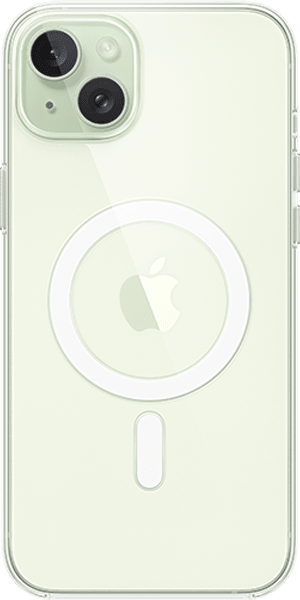 Estuche transparente con MagSafe para iPhone 15 Plus