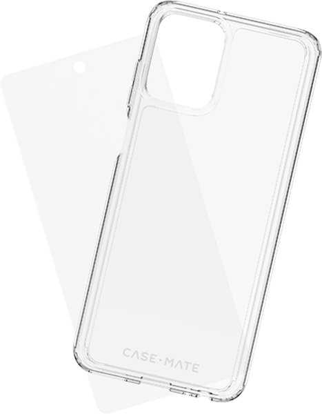 Estuche rígido/Protector de pantalla de vidrio para el moto g power 5G