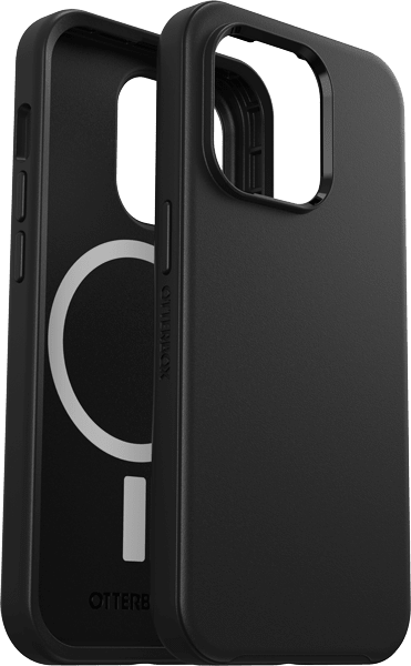 Estuche Symmetry Plus MagSafe para iPhone 14 Pro, negro