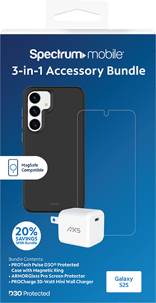Paquete de accesorios 3 en 1 Samsung Galaxy S25, negro