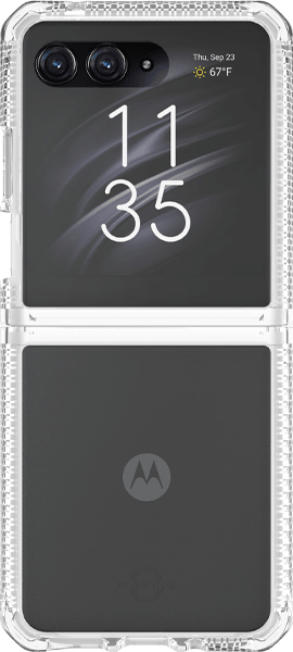 Estuche Hybrid_R para motorola razr+, transparente