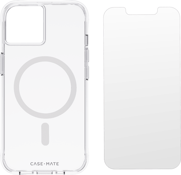 Paquete de protección para iPhone 14, transparente