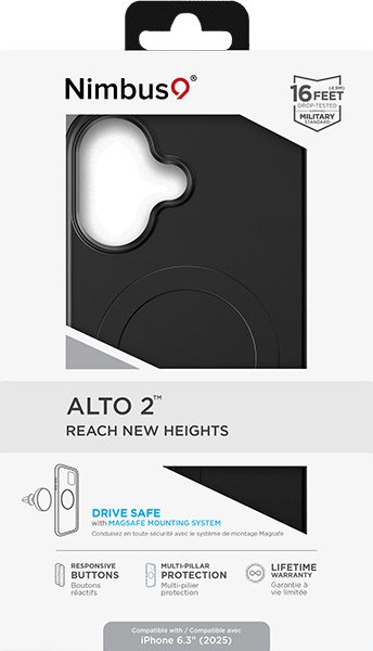 Estuche Alto 2 Magsafe para iPhone 17, negro