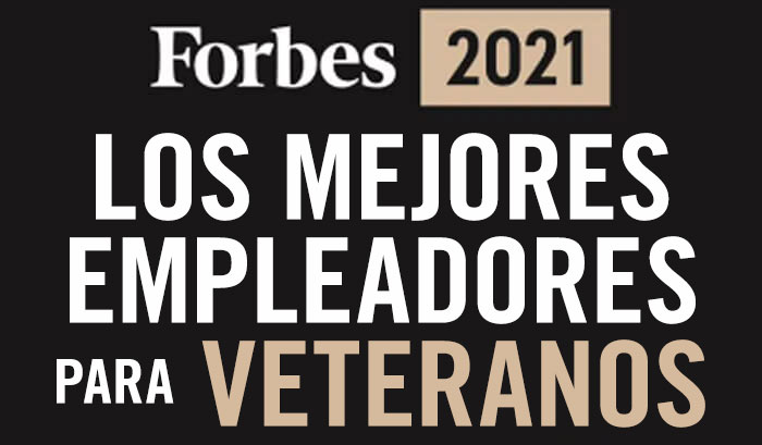 Forbes 2021 Los mejores empleadores para veteranos