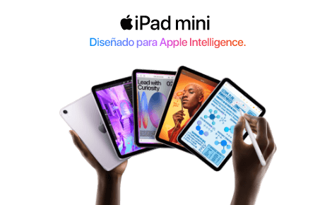 iPad mini con Apple Intelligence, disponible con Spectrum Mobile.