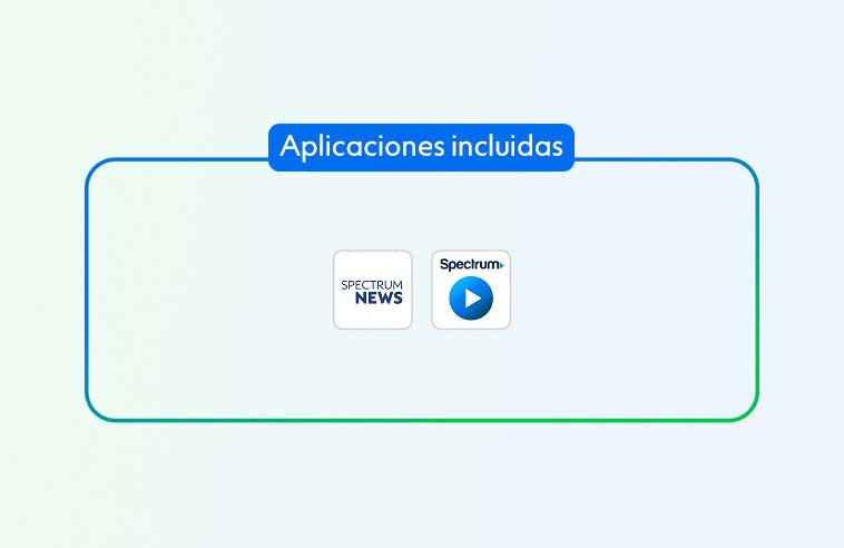 Íconos de aplicaciones de Spectrum TV Select Stream