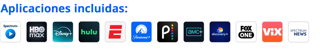 Aplicaciones incluidas